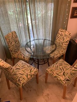 Four IKEA bergmund chairs