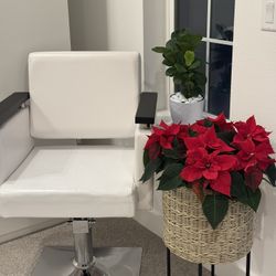 Hairdressing chair for a salon or home . 