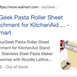 JoyGeek Pasta Attachment 