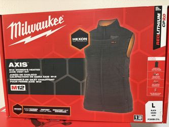 Black Heated Vest and Power Source w/ App Control