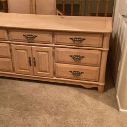 Dresser With Mirror And Nightstand 