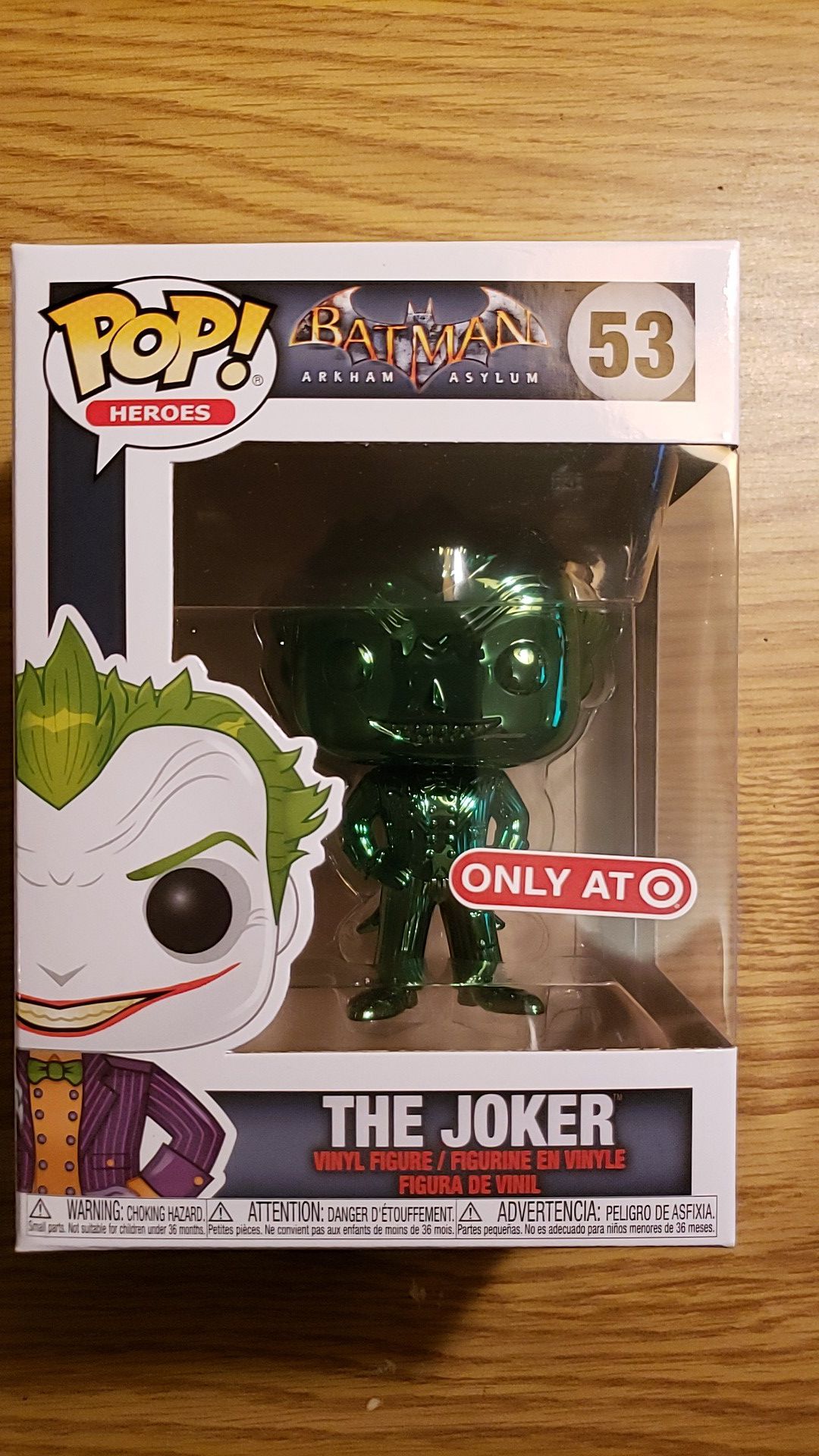 Funko Pop The Joker Green Chrome Exclusive