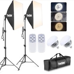 Torjim Softbox Photography Lighting Kit