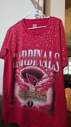 Gameday Couture Black Arizona Cardinals In the Zone Washed Micro Rhinestone T-Shirt