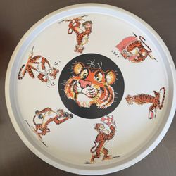 Vintage Esso Exxon Gas Tiger Tray