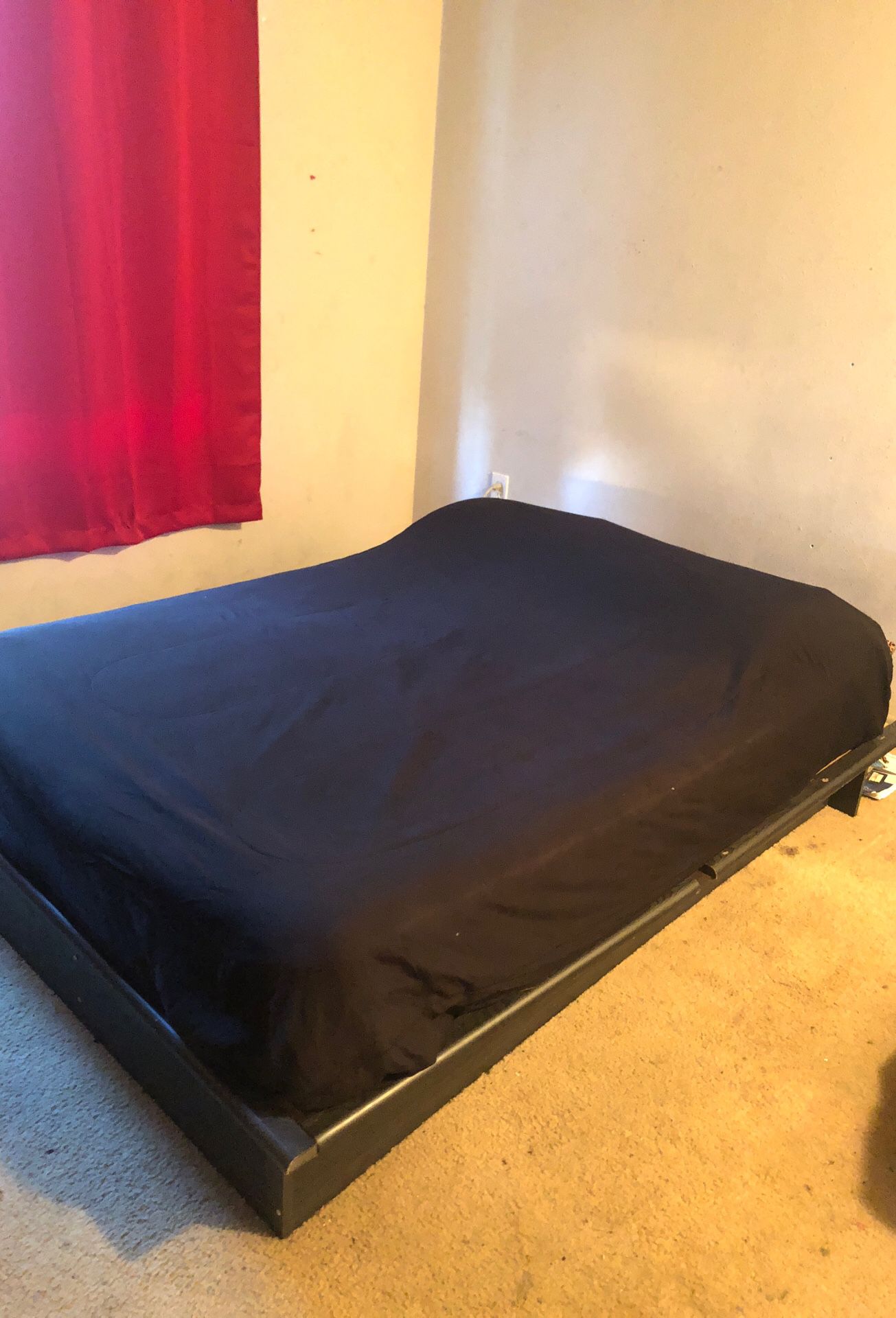Full size bed frame WITH mattress INCLUDED...MUST GO ITEM!!!!