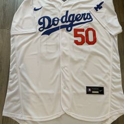dodgers #50 mookie betts jersey xl New