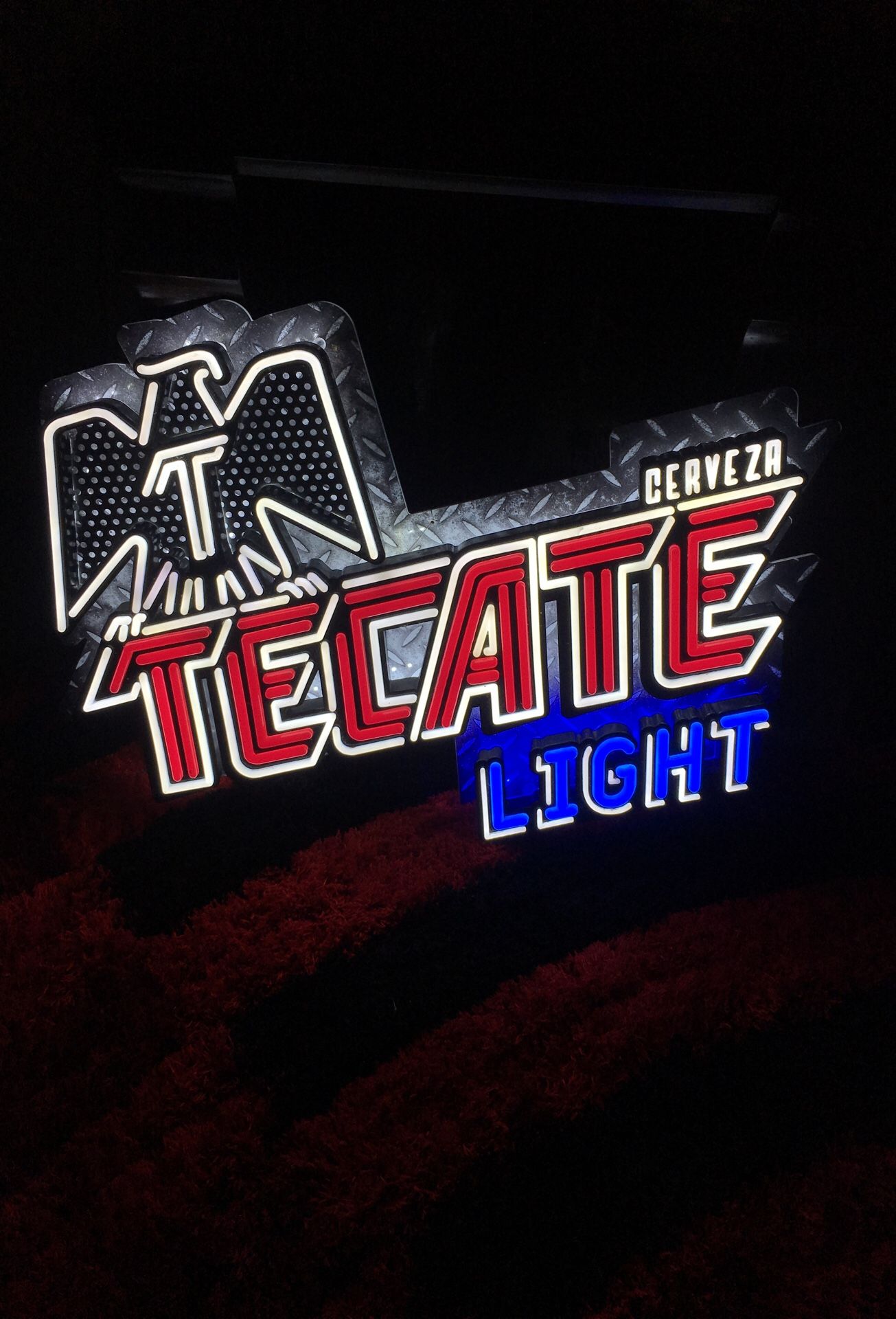 Tecate neon sign