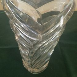 Mikasa Vase. Nice Designd Glass Cut. Woodland Hills,Ca. 