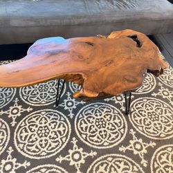 Live Edge Solid Wood Coffee Table
