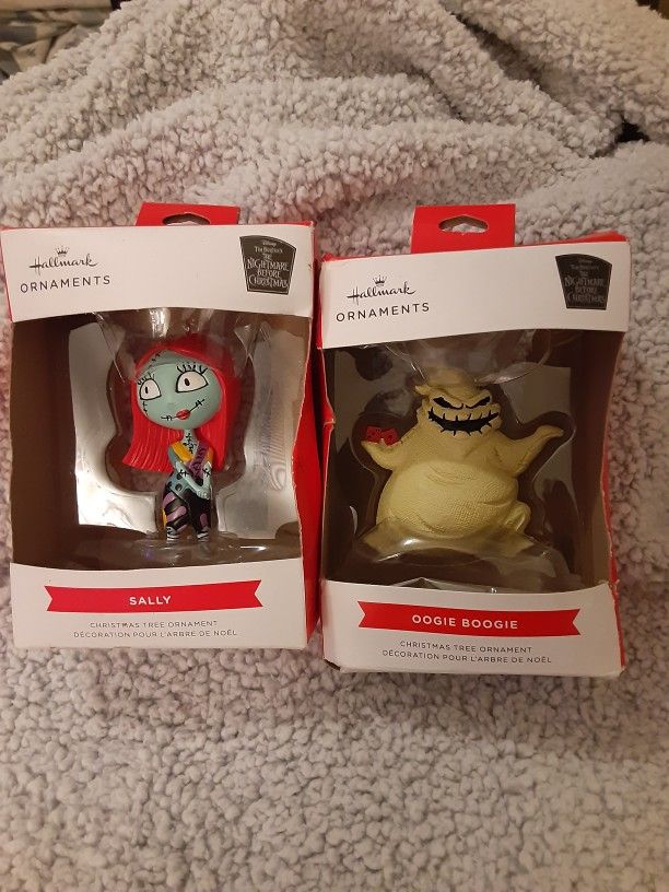 Hallmark Disney Tim Burton's The Nightmare Before Christmas Sally And Oogie Boogie Christmas Ornaments
$5 Each