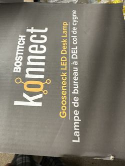 Bostitch Konnect Gooseneck LED Desk Lamp.