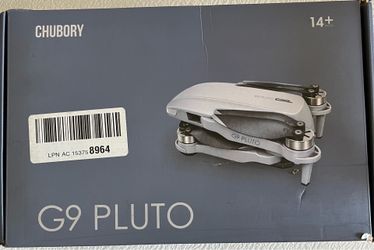 Chubory G9 PLUTO Ready to Fly Camera Drone w/ Screen Remote Controller Open box. It looks like new.