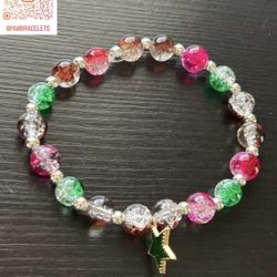 Christmas Beaded Bracelet 