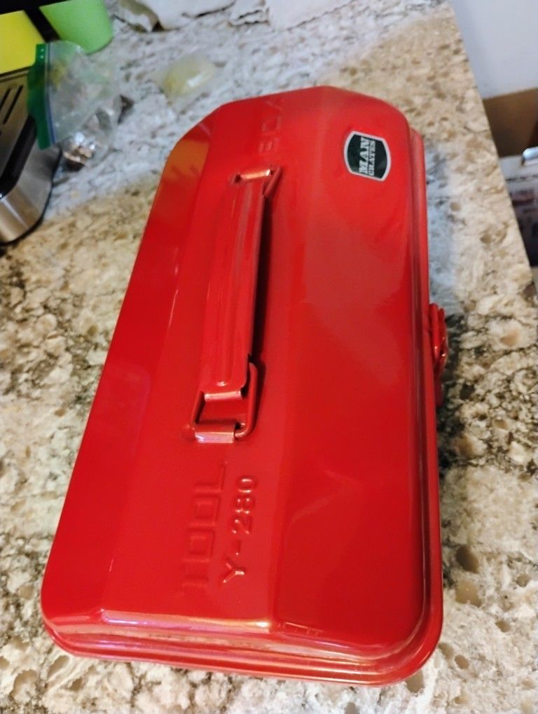 Red Construction Job Toolbox