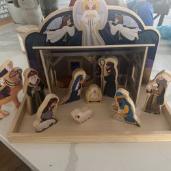Melissa & Doug Wooden Nativity Set
