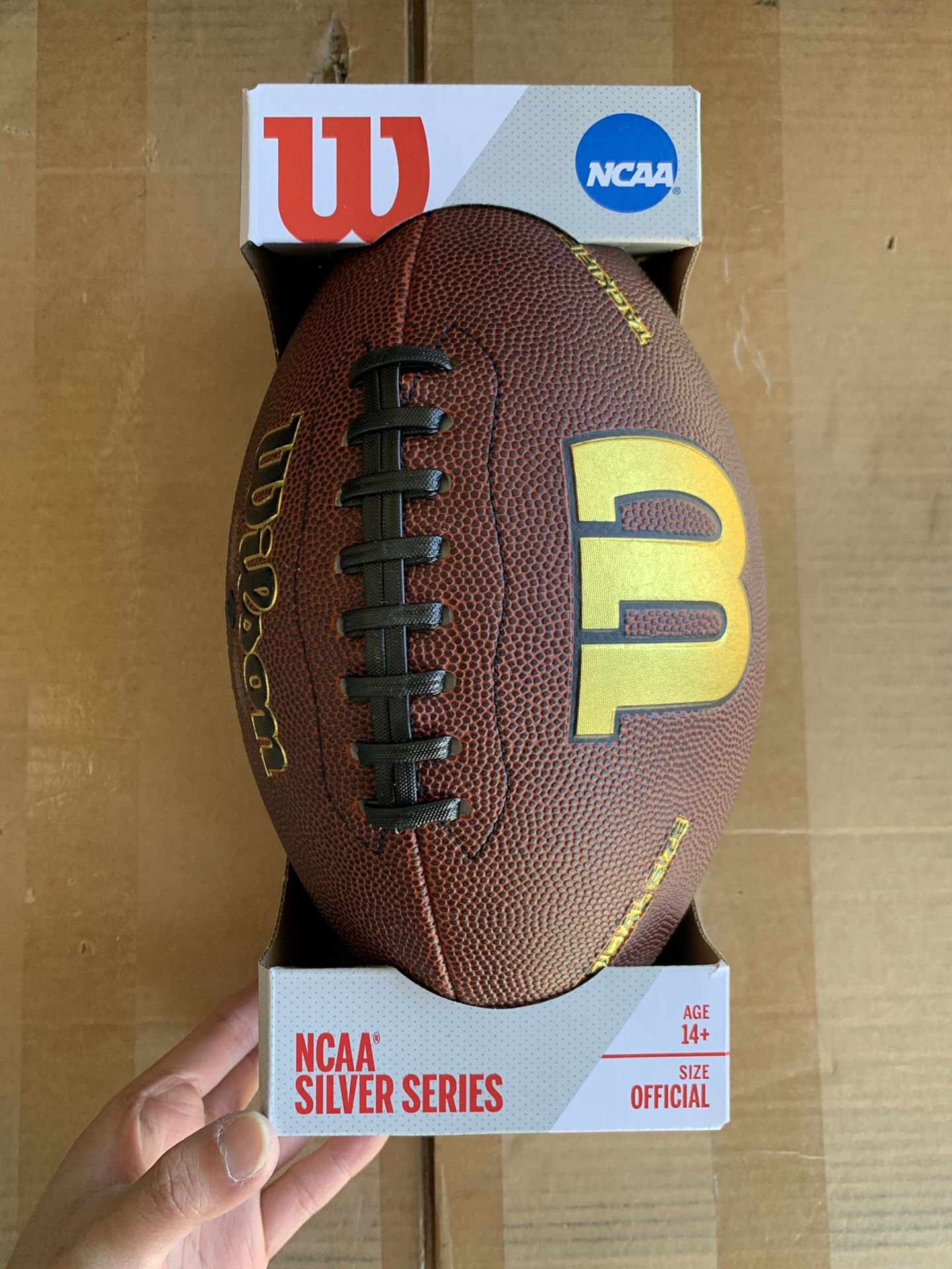NCAA Silver Series Official Size Football