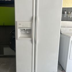 Excellent Working Side-By-Side Refrigerator And Freezer