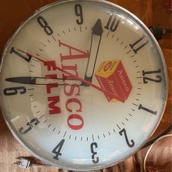 Two Vintage Advertising Clocks