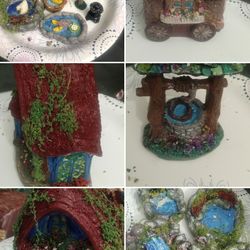 13 fairy houses and gnomes