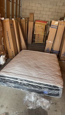Queen size 14” thick mattresses for sale new in box have a lot
