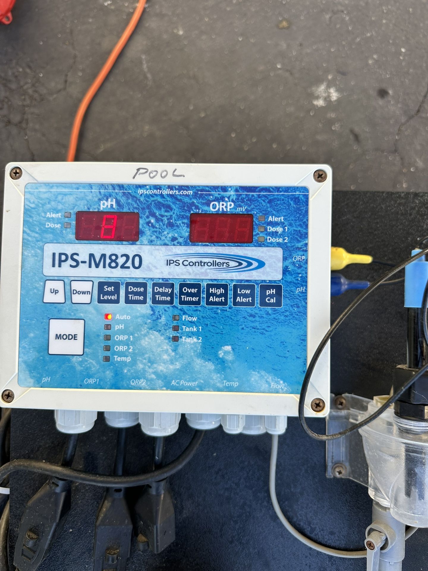 Pool PH and ORP controller