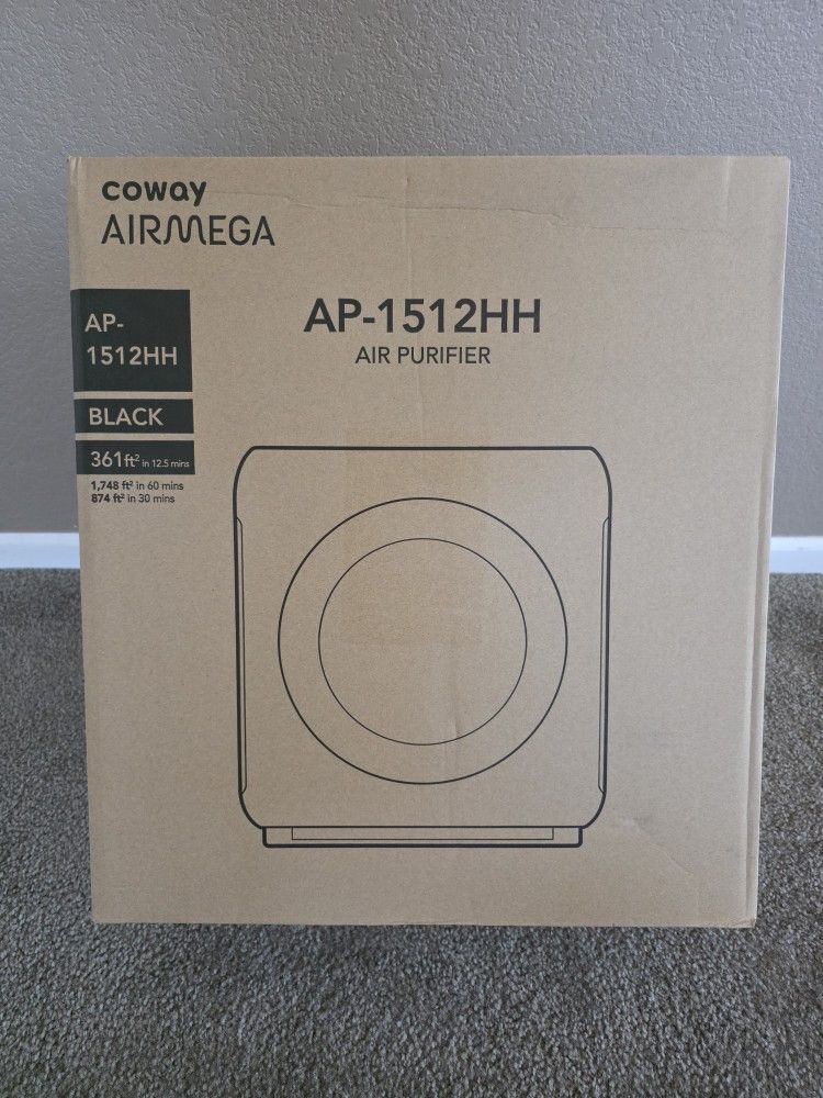 NIB Coway Airmega AP-1512HH True HEPA Air Purifier with Air Quality Monitoring Timer