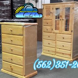 New five drawer pinewood chest cajonera de Pino nuevo mueble