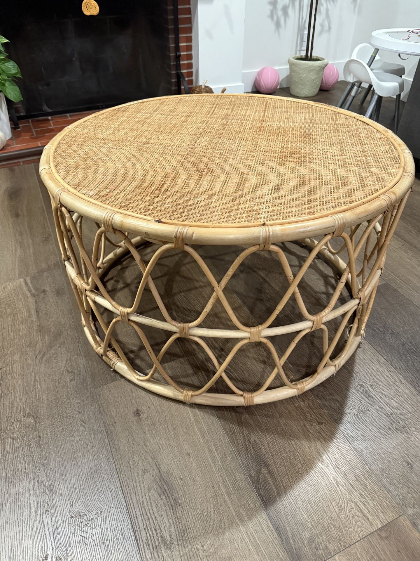 Whicker Coffee And Side Tables