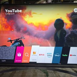 50 inch LG 4K Nano Cell UHD HDR 3840x2160p Web OS AI ThinQ Voice Assistant Smart LED TV