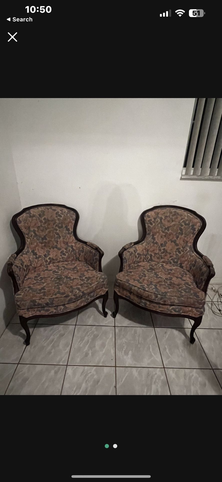 Set Of Lover Chairs 