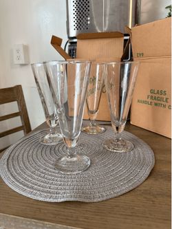 Princes house pilseners glasses/ vasos