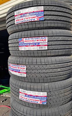 235/60/18American vendo un set de llantas nuevas con 50,000 millas de garantía ✅🤩I am selling a set of new tires with a 50,000 mile warranty ✅