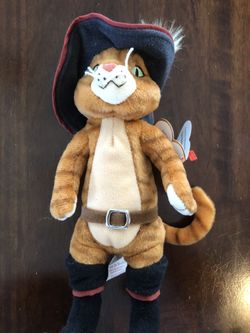 Sweet Deal! Vintage Puss In Boots TY Beanie Baby