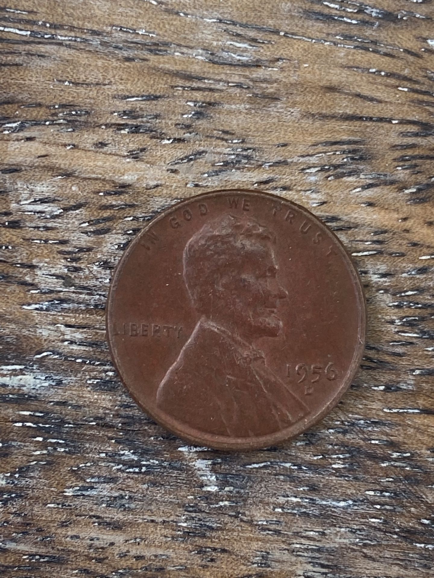 Rare Red Wheat Penny 1956 D 😎