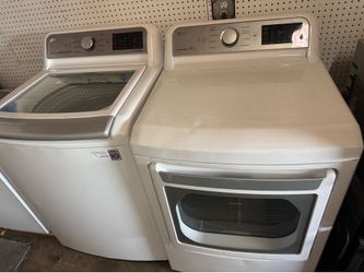 LG Top Load Washer and dryer with 90 day warranty only $499