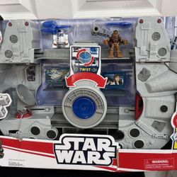 NEW Star Wars Galactic Heroes Figures and Millenium Falcon Playset some box damage just $20 