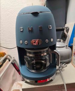Smeg Drip Coffee Maker Teal Blue