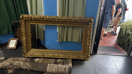 Large Ornate Gold antique frame
