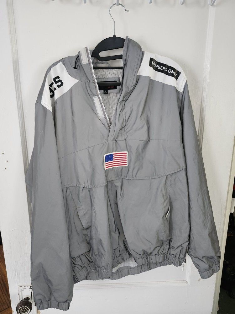 Members Only Quarter Zip Hoodie 