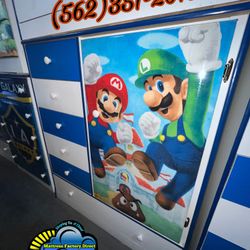 Mario Brothers Wardrobe Dresser Ropero Chest Closet 