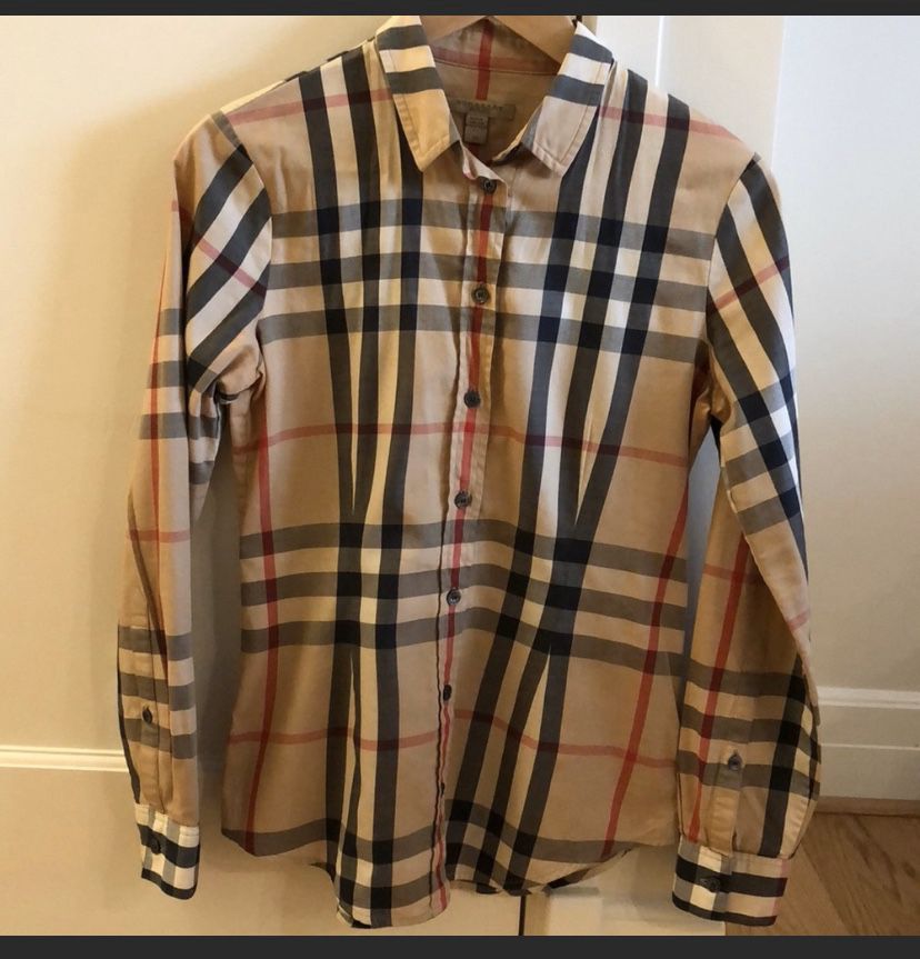 Authentic Burberry Cotton Shirt .. No Stains