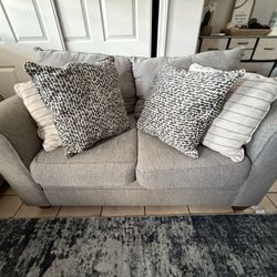 Light Grey 2 Seater Sofa From Bobs Furniture 