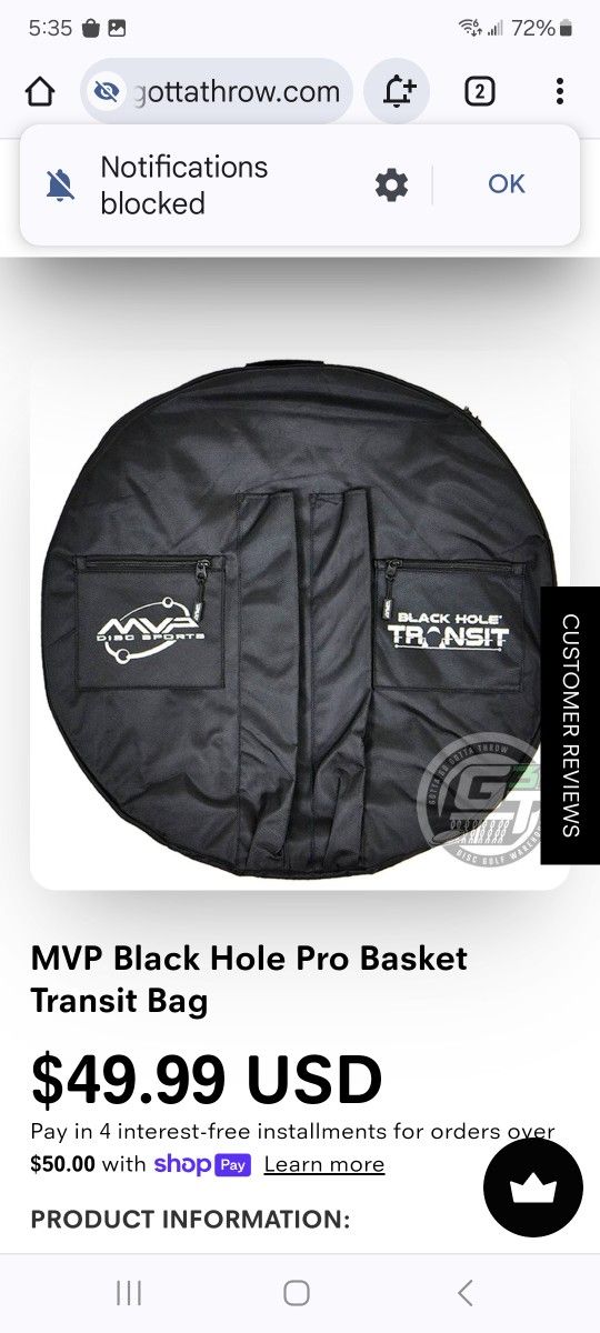 MVP Black Hole Pro Basket Transit Bag