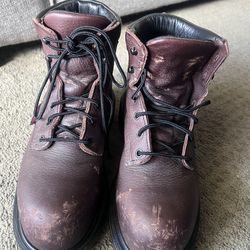 Red Wing Work Boots Steel Toe Mens Size 6