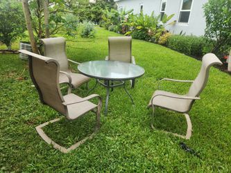 5-Piece Outdoor Patio Dining Set
