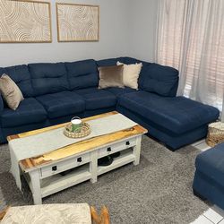 Couch and ottoman- send offer