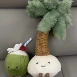 Coconut Tress And Coconut Plush Toy