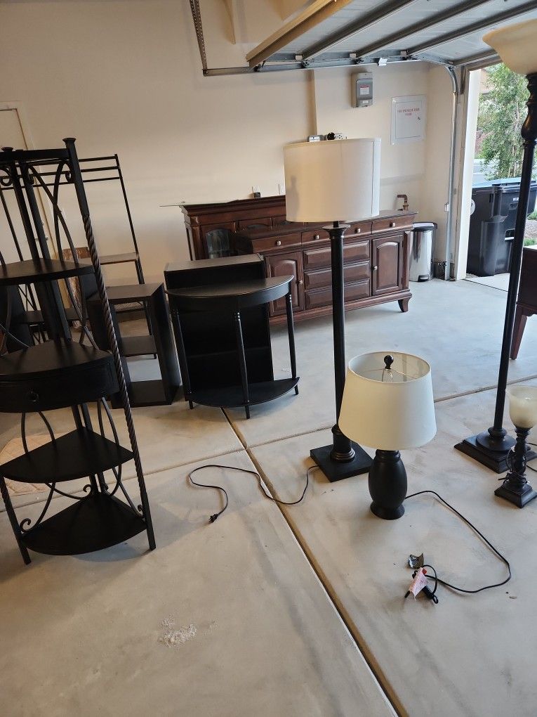 Lamp Set Tall And Short