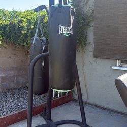 Boxing Stand With Two Punching Bags